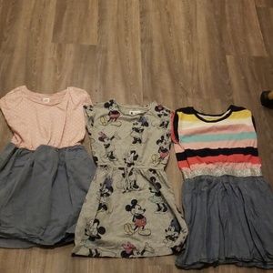 3 girls Gap dresses